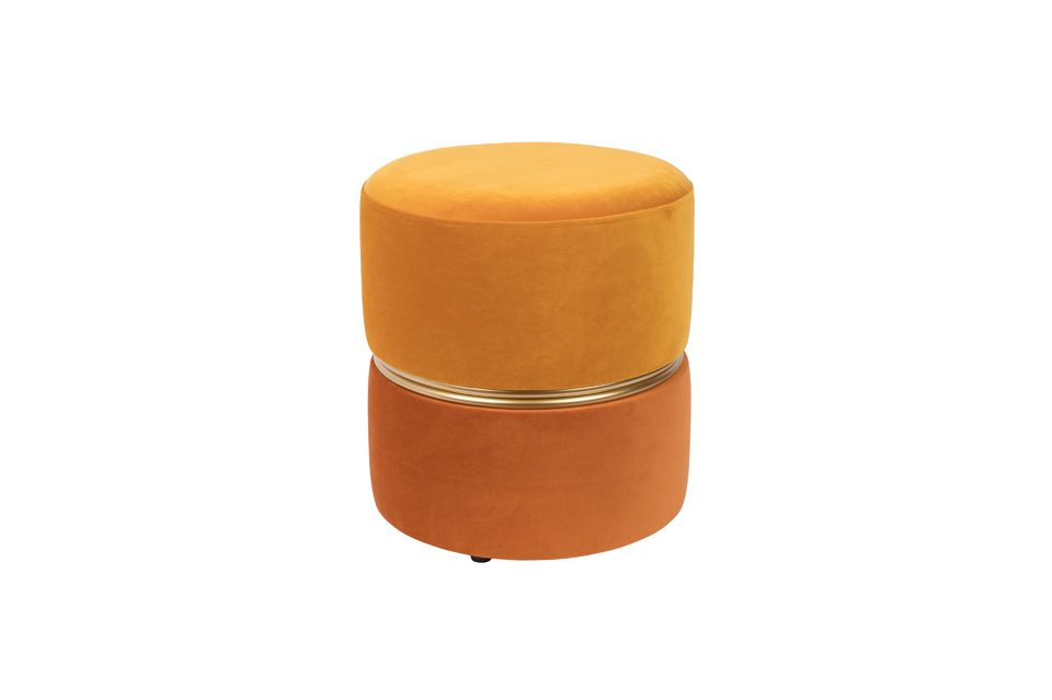 To add a gentle touch of colour to your room, White Table Living has created the Bubbly Sun stool