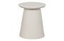 Miniature Button white ceramic stool Clipped