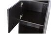 Miniature Cabinet with open shelves in black wood Finca 8