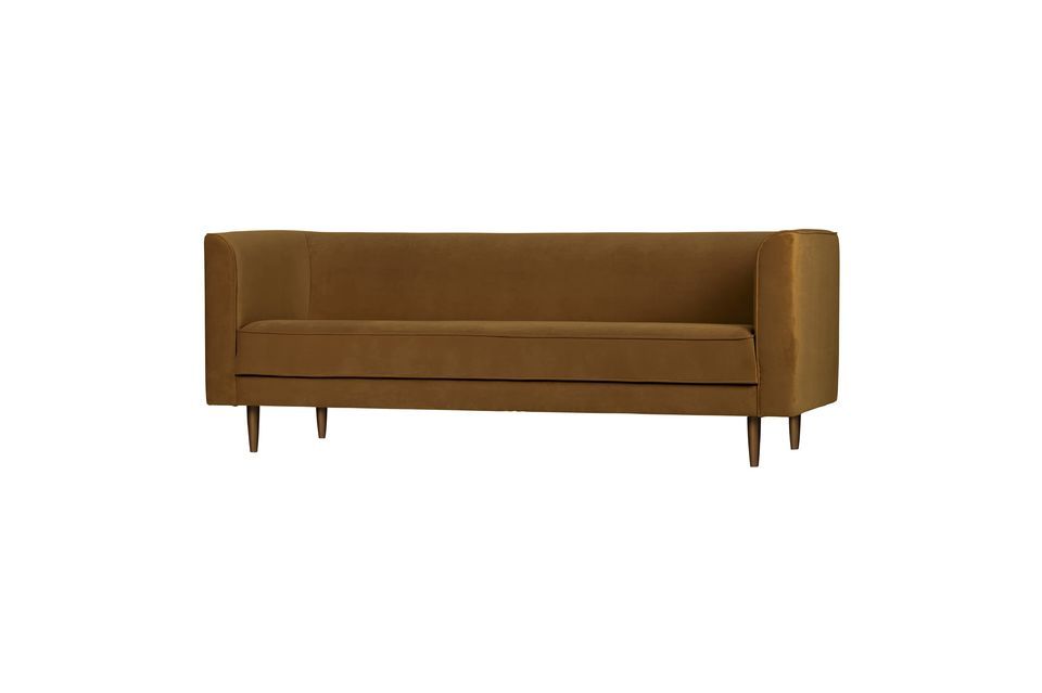 The Studio 3 seater sofa in cinnamon velvet is from the Dutch brand VTwonen
