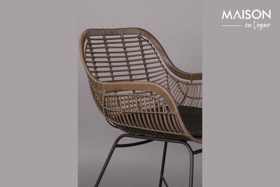 Cantik armchair in synthetic rattan - 7
