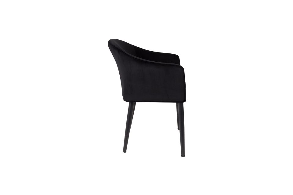 Catelyn Black Armchair - 6