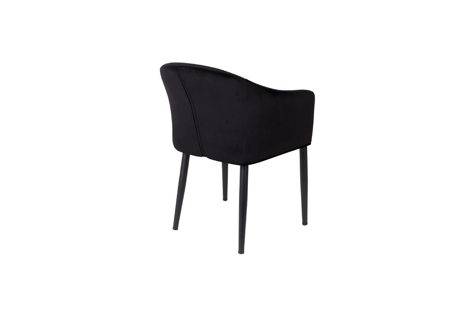 Catelyn Black Armchair - 7