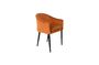 Miniature Catelyn Orange Armchair Clipped