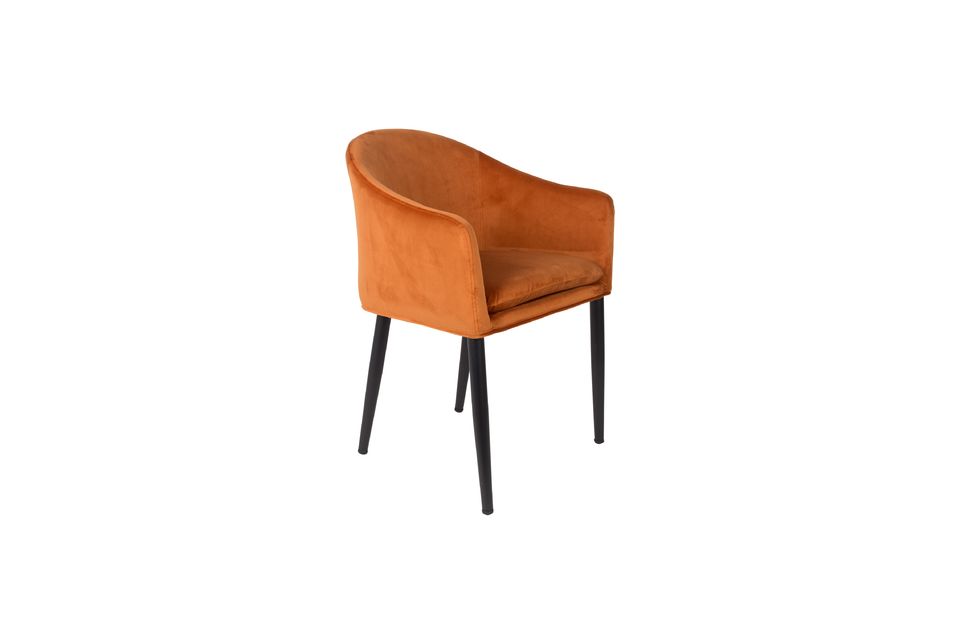 Catelyn Orange Armchair - 4