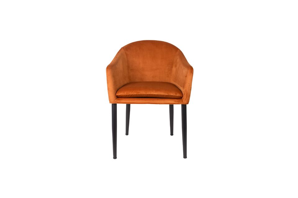 Catelyn Orange Armchair - 5