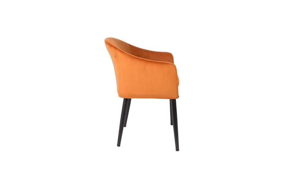Catelyn Orange Armchair - 6