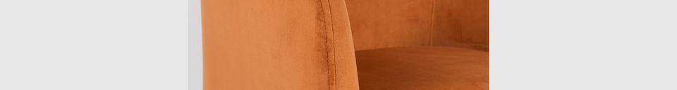 Material Details Catelyn Orange Armchair