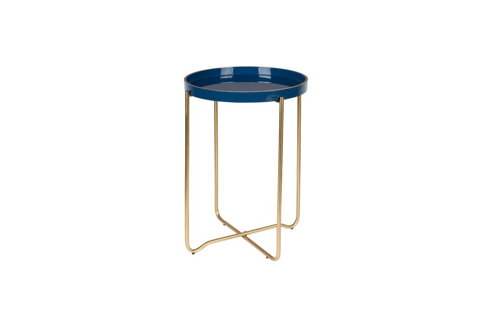 Celina dark blue Side table White Label