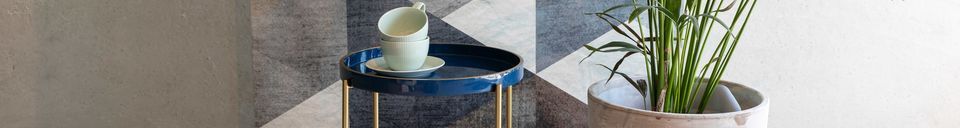 Material Details Celina dark blue Side table