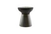 Miniature Ceramic and metal stool green-brown Pablo 1