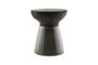 Miniature Ceramic and metal stool green-brown Pablo Clipped