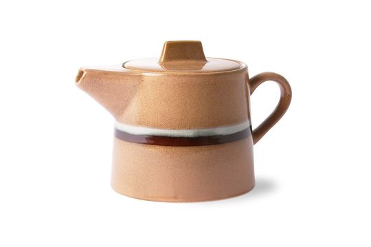 Ceramic teapot 70's Stream