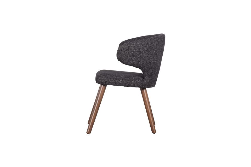 Its dark brown rounded legs will match perfectly with all your furniture and will bring their touch