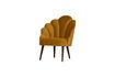 Miniature Chair in velor ochre Schelp 5