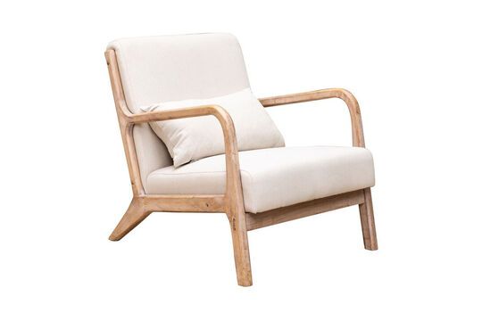 Chassepierre light wood armchair