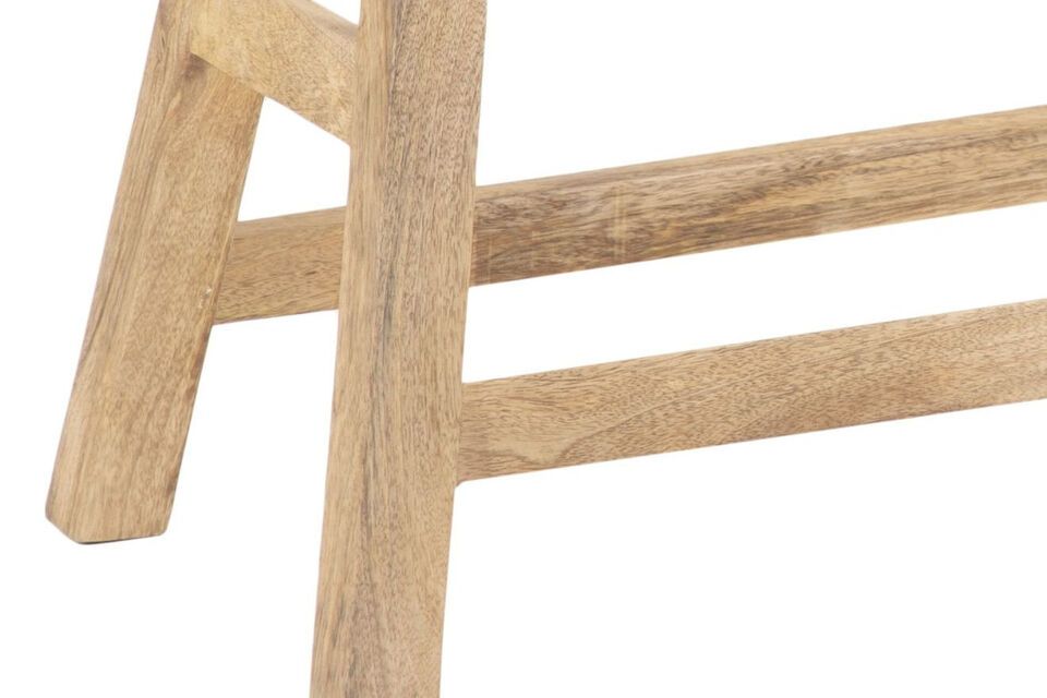 The Chaserey bench from Chehoma offers you a rustic style with its natural wood bench