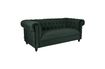 Miniature Chester Dark green velvet sofa 11