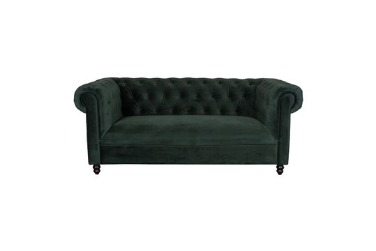 Chester Dark green velvet sofa Clipped