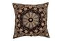 Miniature Chinon brown cotton cushion Clipped