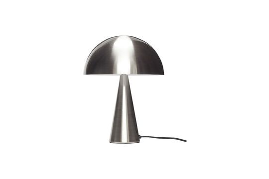 Chromed metal table lamp Mush Clipped