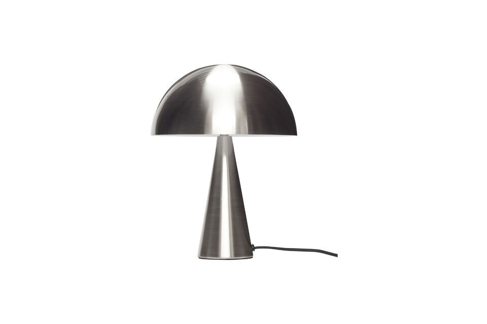 Chromed metal table lamp Mush Hübsch