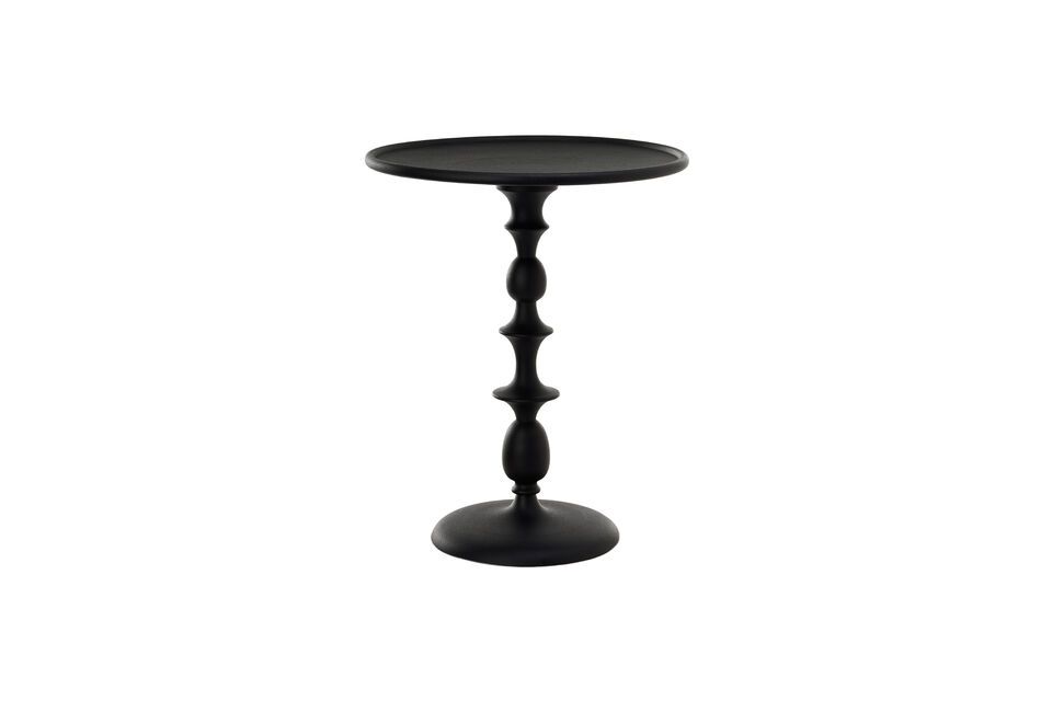 Classic black aluminium side table Pols Potten