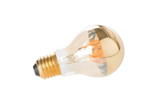 Classic Gold Mirror Bulb Clipped