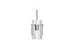 Miniature Clear glass ceiling light Ripple 4