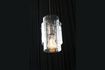 Miniature Clear glass ceiling light Ripple 1