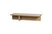 Miniature Coffee table in beige wood Angle 5