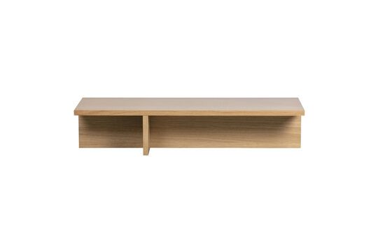 Coffee table in beige wood Angle Clipped