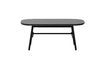 Miniature Coffee table in mango wood and black metal Elegance 4