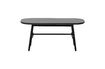 Miniature Coffee table in mango wood and black metal Elegance 5