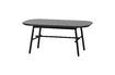 Miniature Coffee table in mango wood and black metal Elegance 6