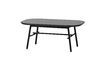 Miniature Coffee table in mango wood and black metal Elegance 1