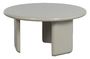 Miniature Coffee table in mango wood light gray Beach Clipped