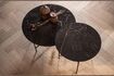 Miniature Coffee table with black marble Vida 2