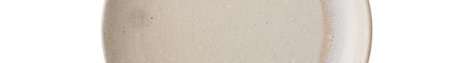 Material Details Columbine stoneware plate
