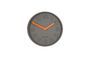Miniature Concrete Time Clock orange Clipped