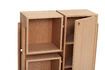 Miniature Console in light oak veneer Cube 6