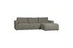 Miniature Corner sofa in light grey fabric Bar 4