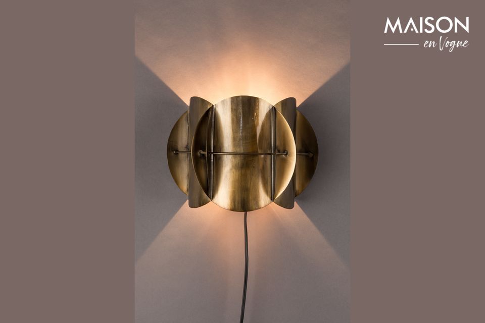 Corridor wall light Brass Dutch Bone