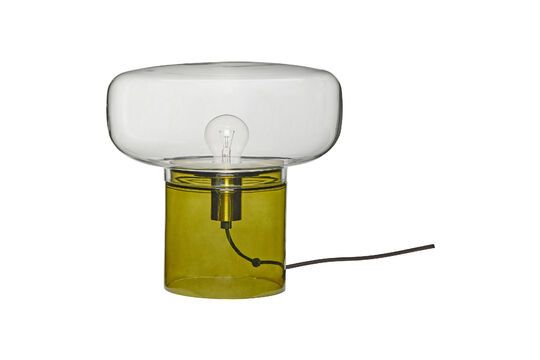 Crave khaki glass table lamp