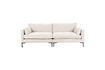 Miniature Cream fabric 3-seater sofa Summer 1