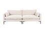 Miniature Cream fabric 3-seater sofa Summer Clipped