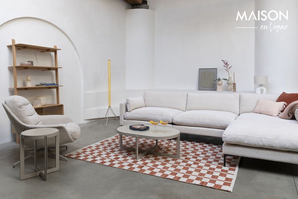 Timeless softness for a convivial space.