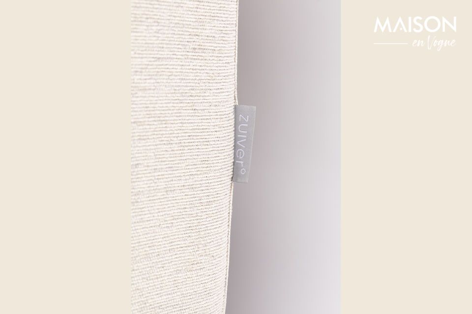 Its clean lines and cream hue evoke a sophisticated lightness