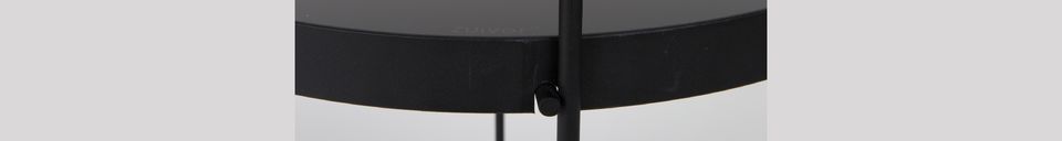 Material Details Cupid black side table