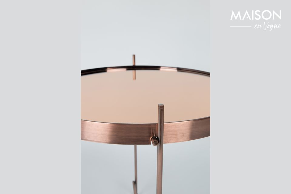 Cupid Copper Side Table - 5